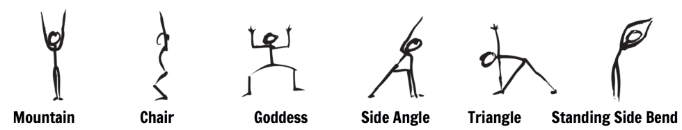 1st Chakra Root chakra yoga poses