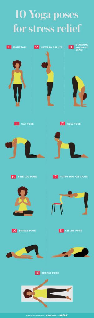 10 Yoga Poses for Stress Relief