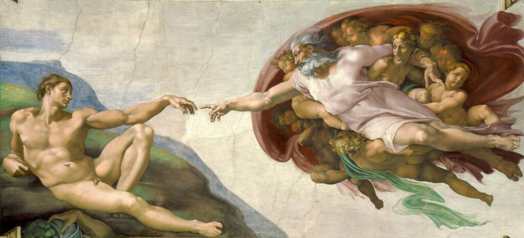 Michelangelo’s “The Creation of Adam"