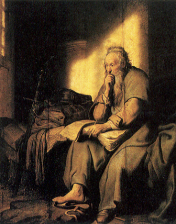 08. KOC-Paul_in_prison_by_Rembrandt Paul in prison (Rembrandt)