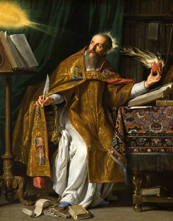 10. HHH-Saint_Augustine_by_Philippe_de_Champaigne Saint Augustine (Philippe de Champaigne)