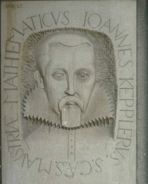 14. CSS-Kepler-Memorial-plaque_10.,_Gudrunstraße_125-Vienna Memorial plaque in Vienna to the astronomer Johannes Kepler